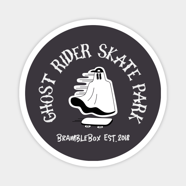 Ghost Rider Skate Park Magnet by BrambleBoxDesigns